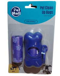 Holder With Bags To Clean Up After Your Pet