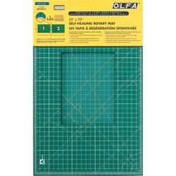 Olfa Mat Set 900 X 600MM X 2 Incl 2 Joining Clips For Rotary Cutters