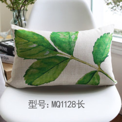 Tropical Leaves Green Country Decor Cushion Cover - 9