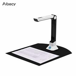 Aibecy BK50 Portable 5 Mega-pixel High Definition Scanner Capture Size A4 Document Camera With Hard Plastic Plate For Card Passport File Documents Recognition Support 7 Languages