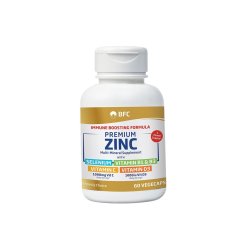 Premium Zinc With Selenium Vitamin B1 B3 Vitamin C & Vitamin D3 60'S
