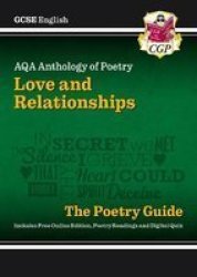 New Gcse English Aqa Poetry Guide - Love & Relationships Anthology Inc. Online Edn Audio & Quizzes Paperback