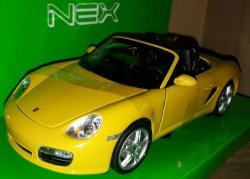 Boxster Porsche S Roadster Die Cast Sc 1 24 Welly Nex New In D box Gteed- In Stock