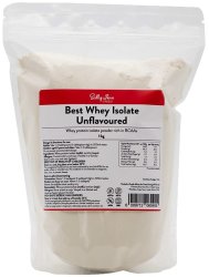 Sally Ann Creed Best Whey Protein Isolate Unflavoured 1KG