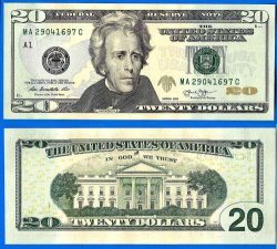 Usa 20 Dollars 2013 Unc Mint Boston A1 Suffix C Us United States
