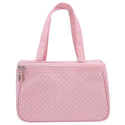 Clicks Pink Lady Vanity Bag Witth Handles