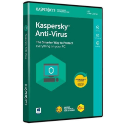 Kaspersky Anti-virus Single-license English 1-YEAR 1+1-DEVICE KL11719BBFS-20ENG