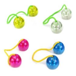 Light Up Colourful LED Finger Anti Stress Ball Light Fidget Yoyo Gadget Spinner Control Roll Toys