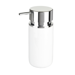 - Soap Dispenser - Silo - Ceramic - White Chrome