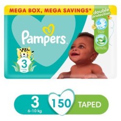 Pampers Baby Dry Size 3 Mega Savings Box 50 Nappies