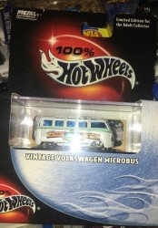 Hot Wheels 100% Vw Series Vintage Microbus