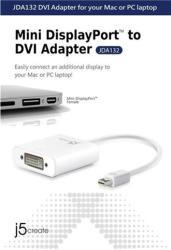 J5Create JDA132 Mini Display Port to DVI Adapter