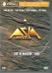 Asia Live In Moscow 1990 Cd+dvd Collectors Edition Uk Cat Erdvcd010 All Regions