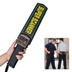 PORTABLE Hand-held Metal Detector Super Scanner Security Wand Highly Sensitive