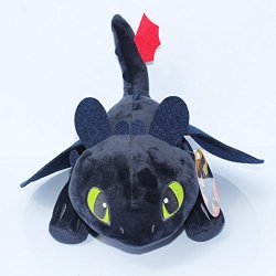 10" 21" How To Train Your Dragon Toothless Night Fury Plush Toy Soft Stuffed Animal Dolls 10 Inch