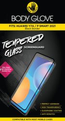 Body Glove Huawei P Smart 2021 Y7A Tempered Screenguard-black