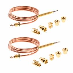 D Dolity 2 Pcs 35 Inch Thermocouple Replacement Set For Lp Heater Gas Fire Pit