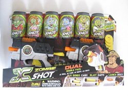 Zombie X Shot Dual Double Pack - Cans Darts And Discs