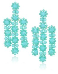 Kate Spade New York "statement Earrings" The Bead Goes On Statement Turquoise Drop Earrings