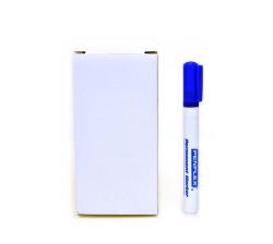 PM13.PERMANENT Marker.fine Tip.box Of 10-BLUE