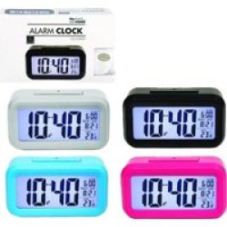 Clock Alarm Digital 5 Function 8CM X 13CM Pack Of 4