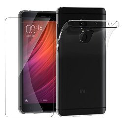 Xiaomi Redmi Note 4 Case Xiaomi Redmi Note 4 Screen Protector Ivnecase Crystal Clear Tpu Back Cover With Shock Absorption Transparent Flexible Rubber Soft