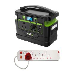 GIZZU - 296WH Portable Power Station & Current MULTIPLUG 8-WAY