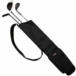 Stripe Golf Sunday Lightweight Travel Carry Golf Bag Golf Club Sunday Carry Bag With Shoulder Strap And Multiple Storage Pockets
