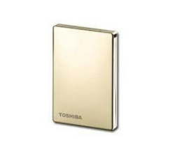 Toshiba Stor.e Steel And 1.8-INCH 250GB Stainless Gold External Hard Drive
