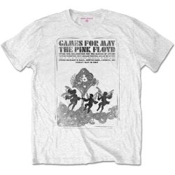 Pink Floyd - Games For May B&w Unisex T-Shirt - White Xx-large