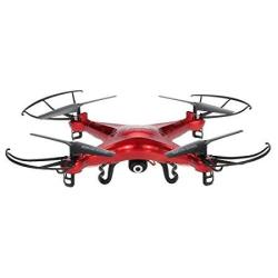 Syma X5C Drone With 2.0MP HD Camera Rc Quadcopter With 3D Flips & High low Speed & Left right Mode Exclusive Red Color