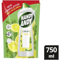 Handy Andy Multipurpose Cleaning Cream Refill Lemon 750ML