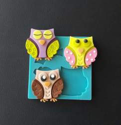 Silicone Mould Owl Asemble It