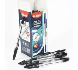 Pen Ball Point 0.7MM Black High Quality Stationery School Office Pens