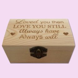 Always Will Engraved Little Box