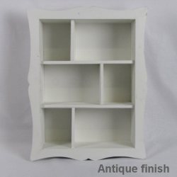 Pamper Hamper Wooden Wall Display Cabinet White Prices Shop