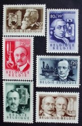 Stamp Belgium Inventors 1950S