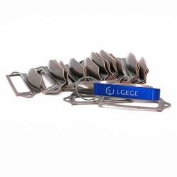 Lgege 30PCS Copper Tone Office Library File Drawer Tag Frame Label Holder
