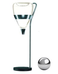 Wine Aerator & Decanter: Tritan Table Tower With Steel Chilling Ice Ball