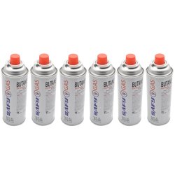 Pack Of 6 - Gas - Butane Canisters 227G