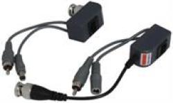 Casey Single Channel Cctv Security Cat5 Power Video Audio Balun Transmitter And Receiver