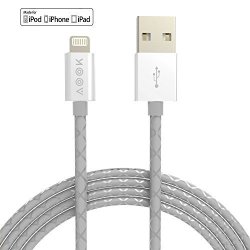 Apple Mfi Certified Aook Lightning Cable 8PIN Lightning To USB Charge And Sync Cable For Iphone 7 5 6 6S PLUS IPAD Mini air pro 1.5M 4.9FT Space Grey