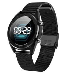 Frompro Q8 1.54 Inch HD Full Screen Touch Ppg+hrv Blood Pressure Blood Oxygen Heart Rate Health Tracker Stainless Steel Band Waterproof Sport Smart Wa