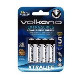 Volkano Extra Series Alkaline Batteries - Aa - Pack Of 4