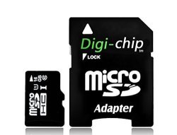Digi-chip High Speed 16GB UHS-1 Class 10 Micro-sd Memory Card For Samsung Galaxy A8 Galaxy V Plus Galaxy Core Prime Galaxy A3 And Xcove 3 Cell Phones