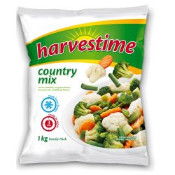 Harvestime Frozen Counrty Mix Vegetables 1KG 1KG