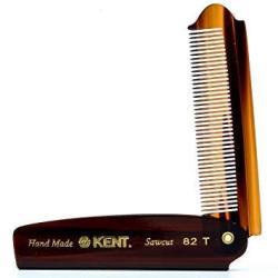 Kent The Hand Made Fine Cut 4 Inches Folding Pocket Comb 82T For Men