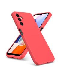 Liquid Silicone Back Case For Samsung Galaxy A34- Red