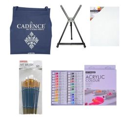 Art Boad Kids Paint Set With Table Easel