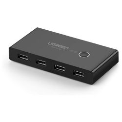 UGreen 2IN 4OUT USB2.0 Sharing Switch Box-bk